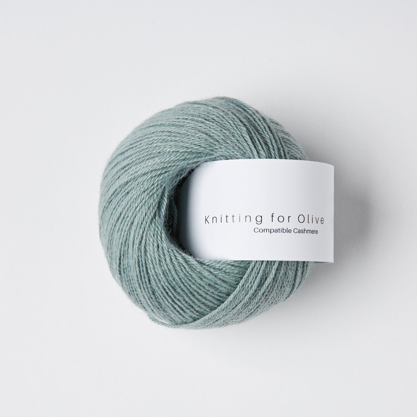 Heavy Merino som harmonerer med Compatible Cashmere - Støvet Aqua