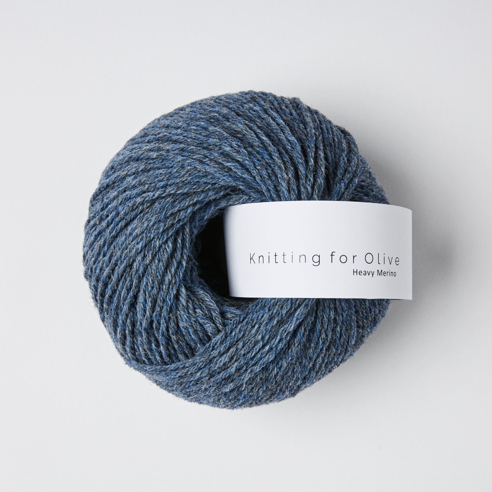 Soft Silk Mohair som harmonerer med Heavy Merino - Blå Jeans