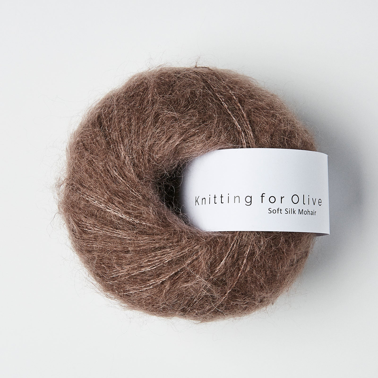 Merino som harmonerer med Soft Silk Mohair - Blomme-ler
