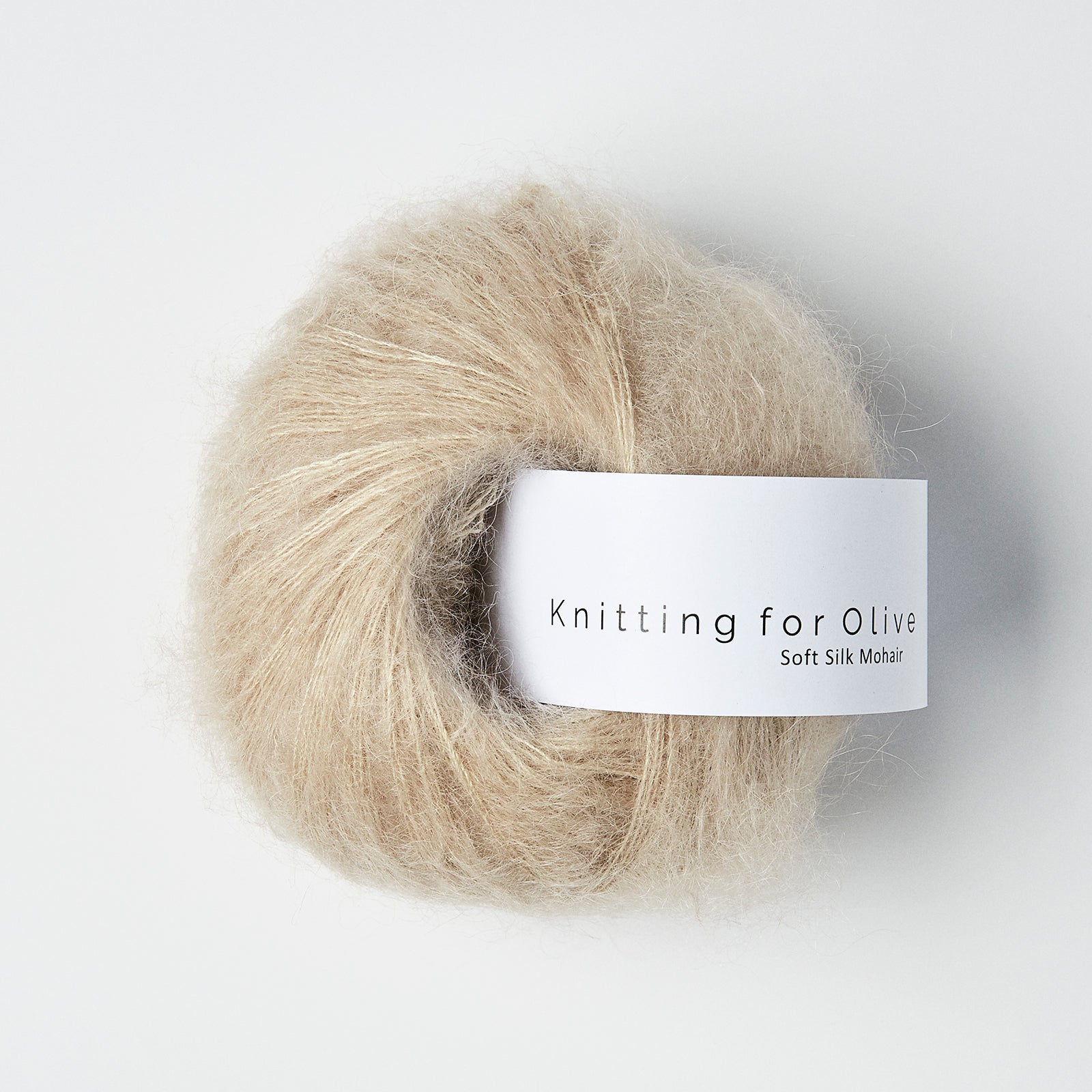 Merino som harmonerer med Soft Silk Mohair - Havregryn
