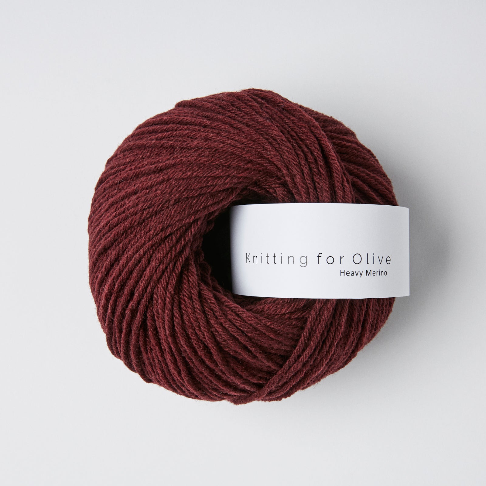 Compatible Cashmere som harmonerer med Heavy Merino - Bordeaux