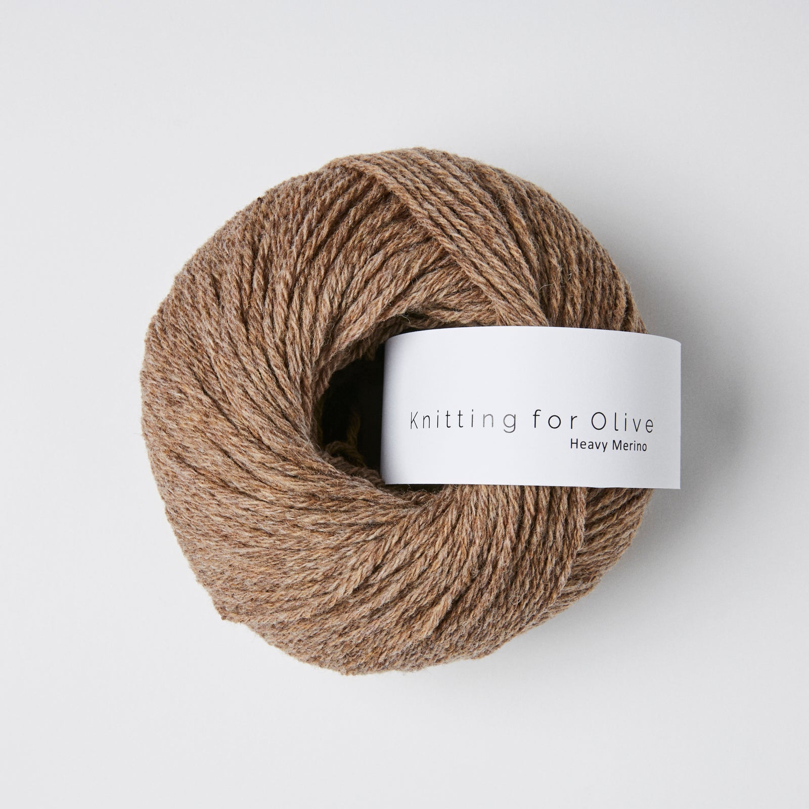 Merino som harmonerer med Heavy Merino - Hasselnød