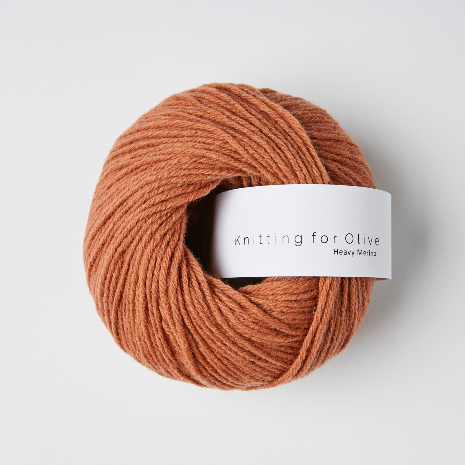 Soft Silk Mohair som harmonerer med Heavy Merino - Kobber
