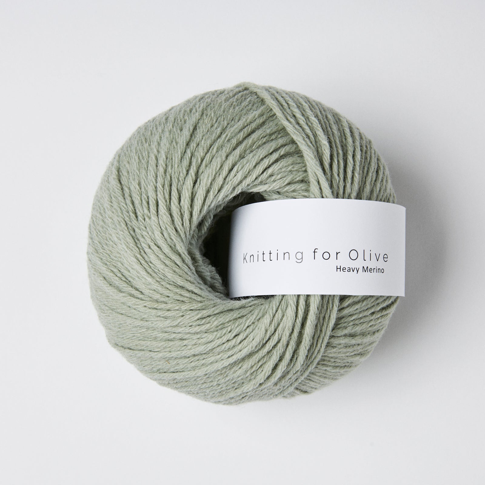 Soft Silk Mohair som harmonerer med Heavy Merino - Støvet Artiskok