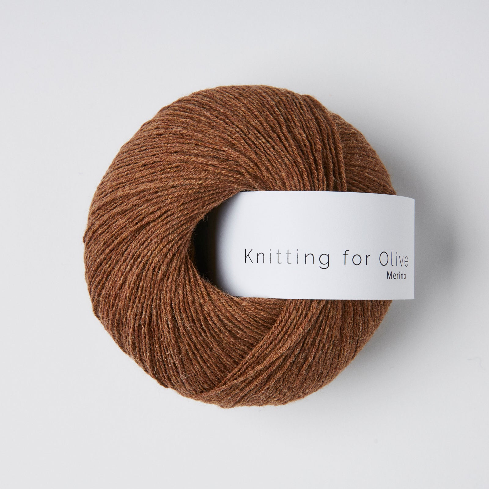 Soft Silk Mohair som harmonerer med Merino - Mørk Cognac