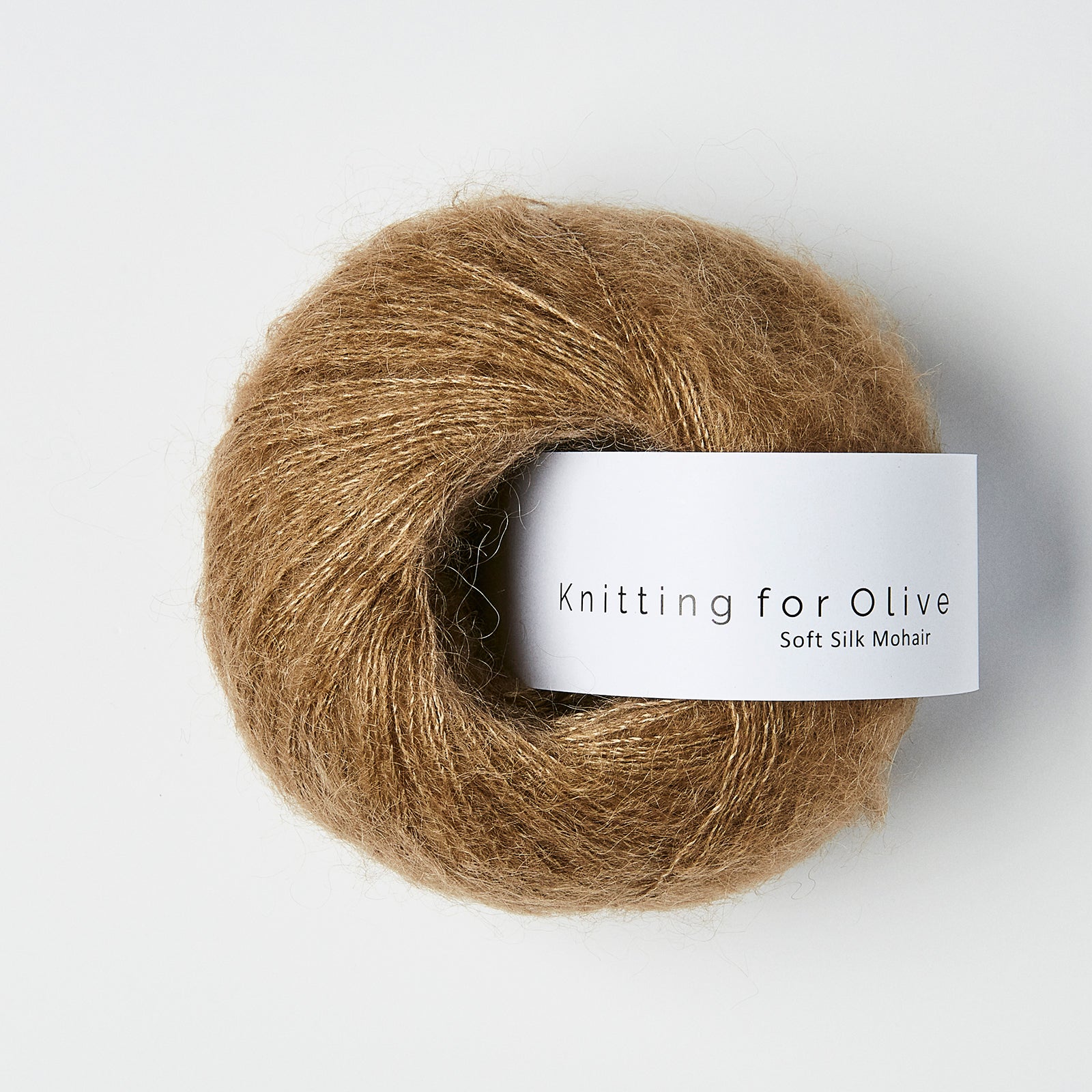 Heavy Merino som harmonerer med Soft Silk Mohair - Nøddebrun