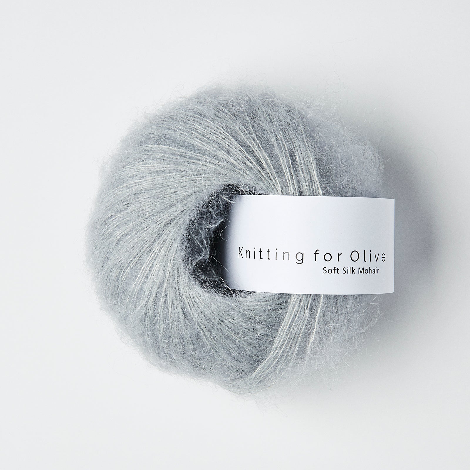 Heavy Merino som harmonerer med Soft Silk Mohair - Pudderblå