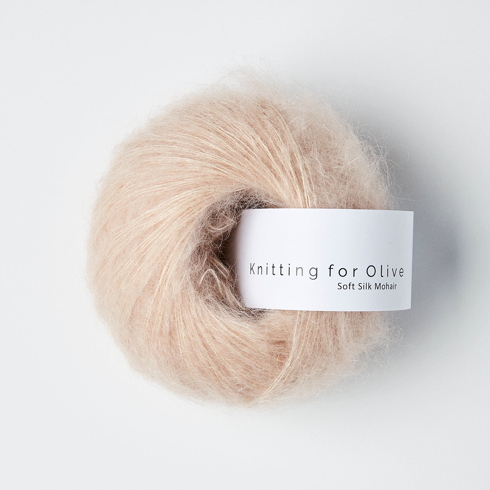 Heavy Merino som harmonerer med Soft Silk Mohair - Pudderrosa