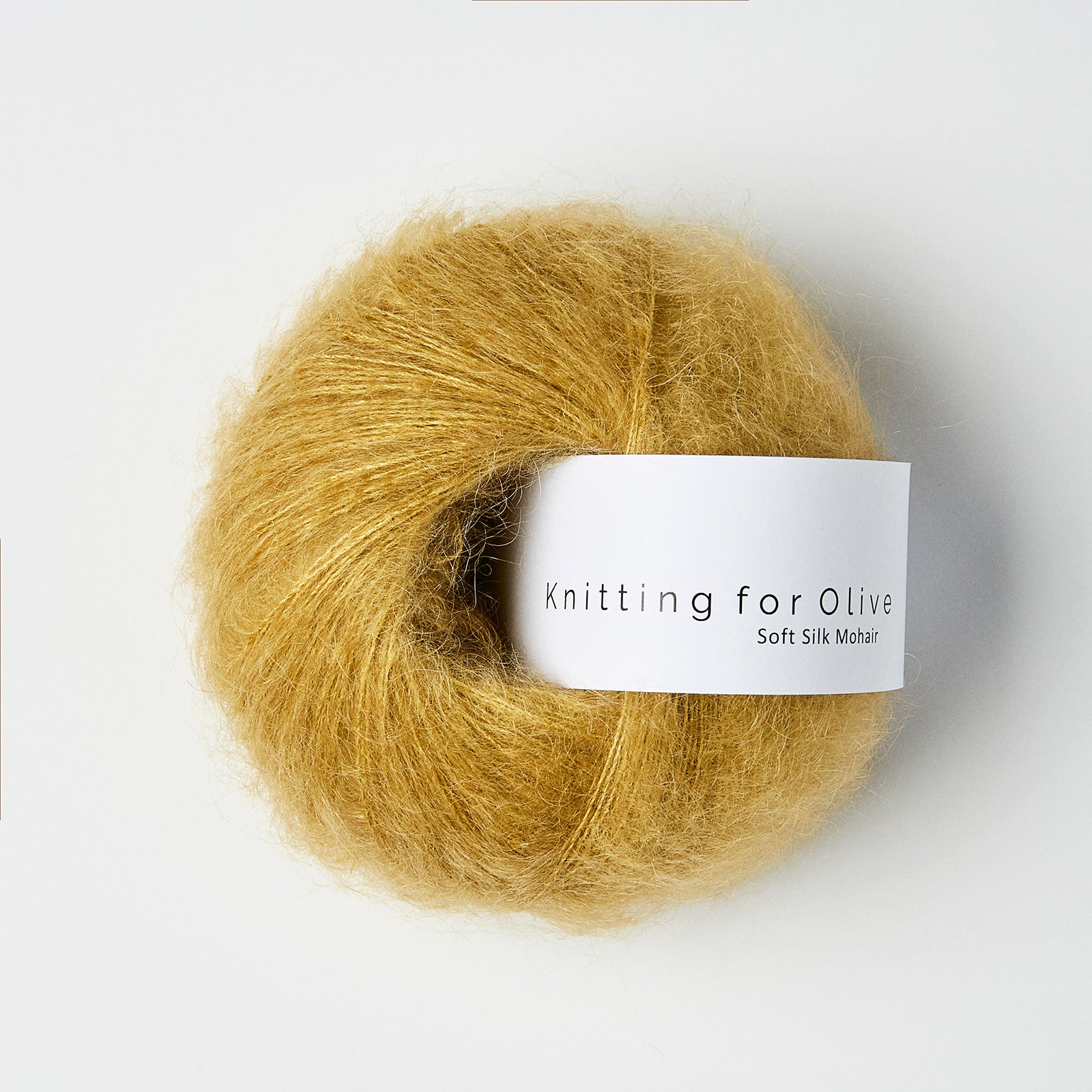 Heavy Merino som harmonerer med Soft Silk Mohair - Støvet Honning