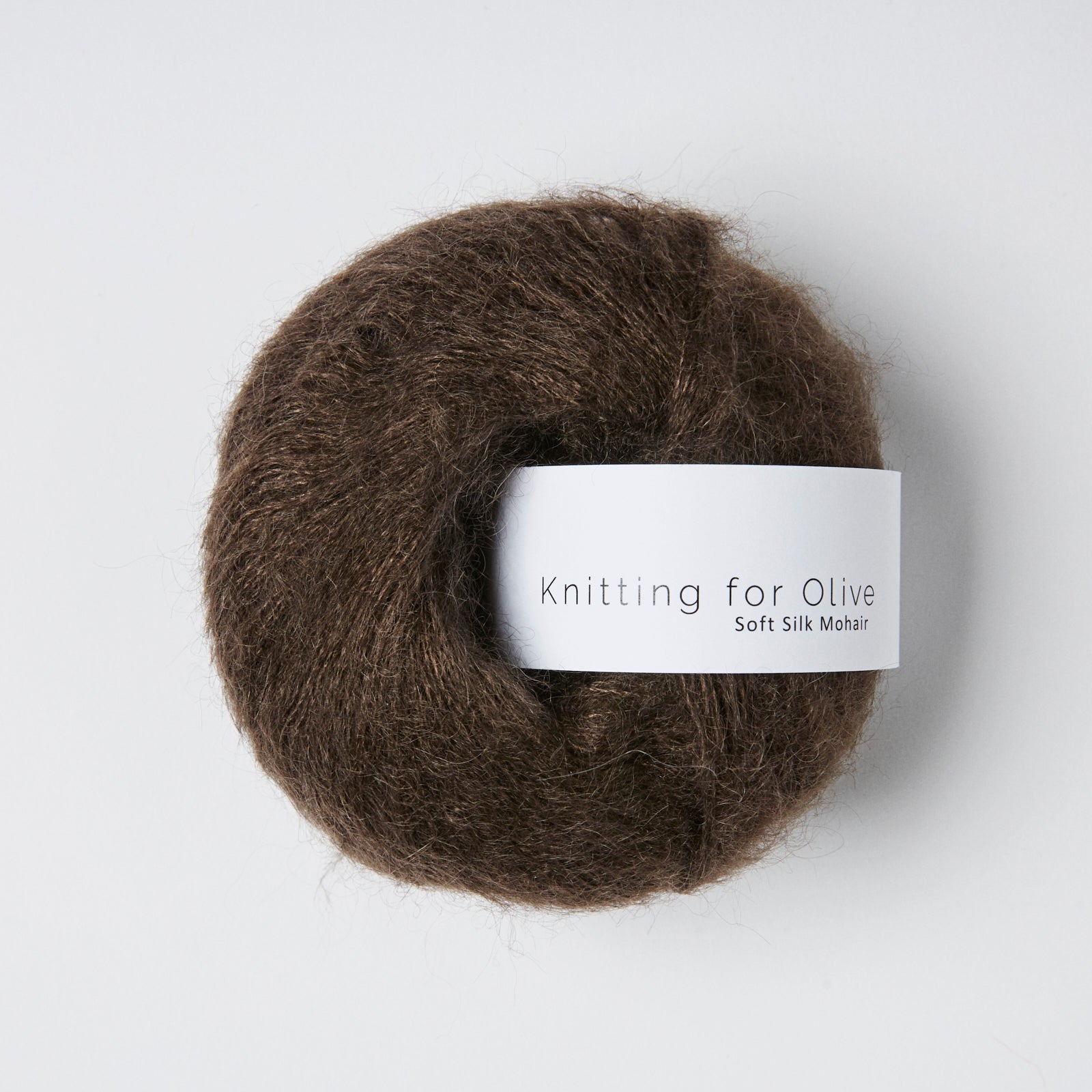 Merino som harmonerer med Soft Silk Mohair - Brun Bjørn