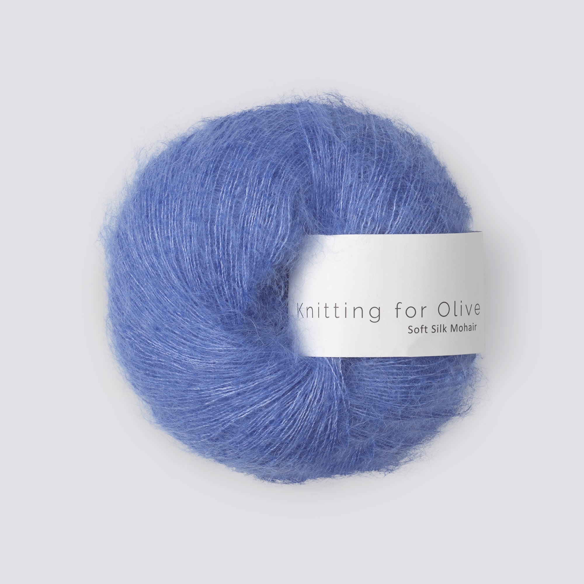 Merino som harmonerer med Soft Silk Mohair - Lavendelblå