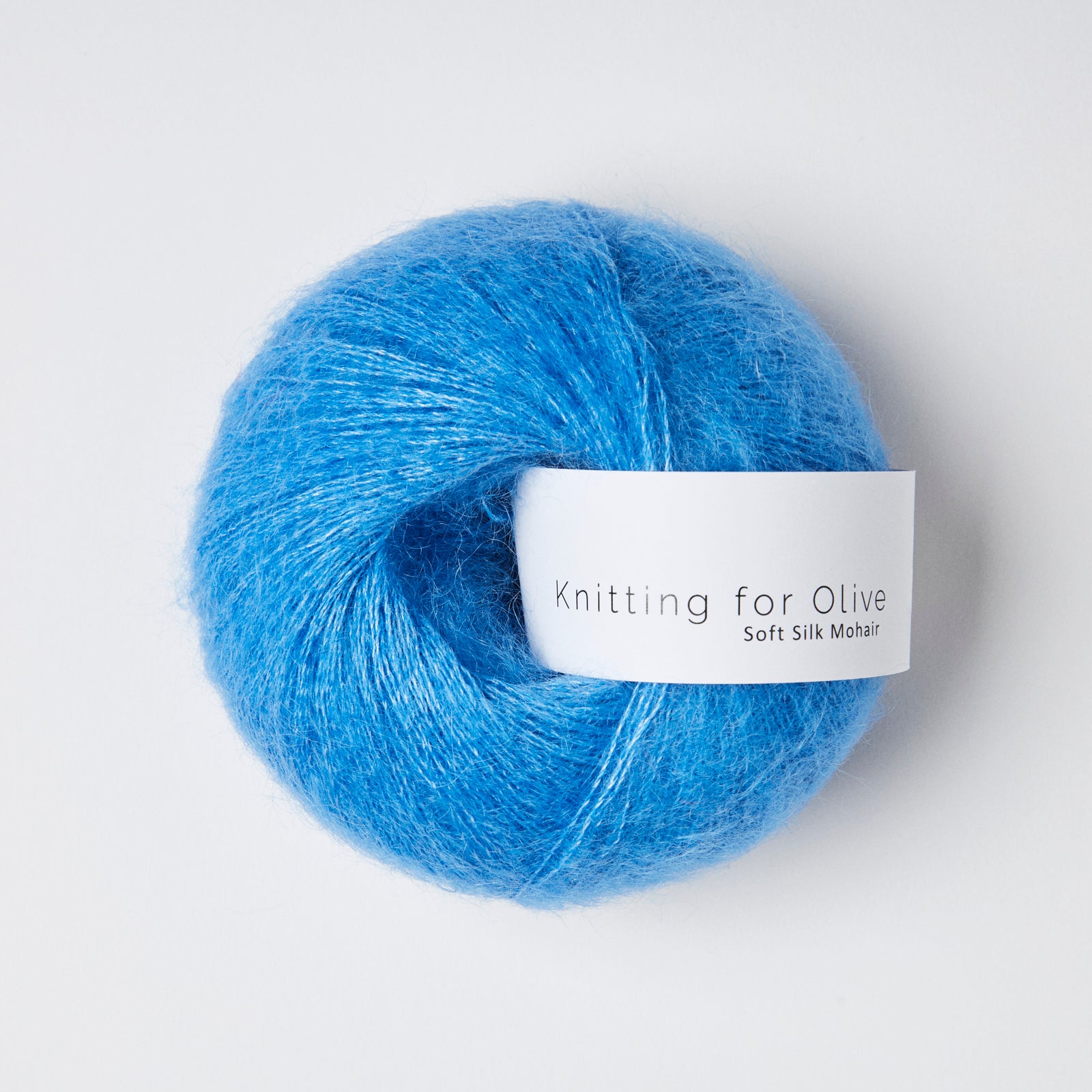 Merino som harmonerer med Soft Silk Mohair - Valmueblå