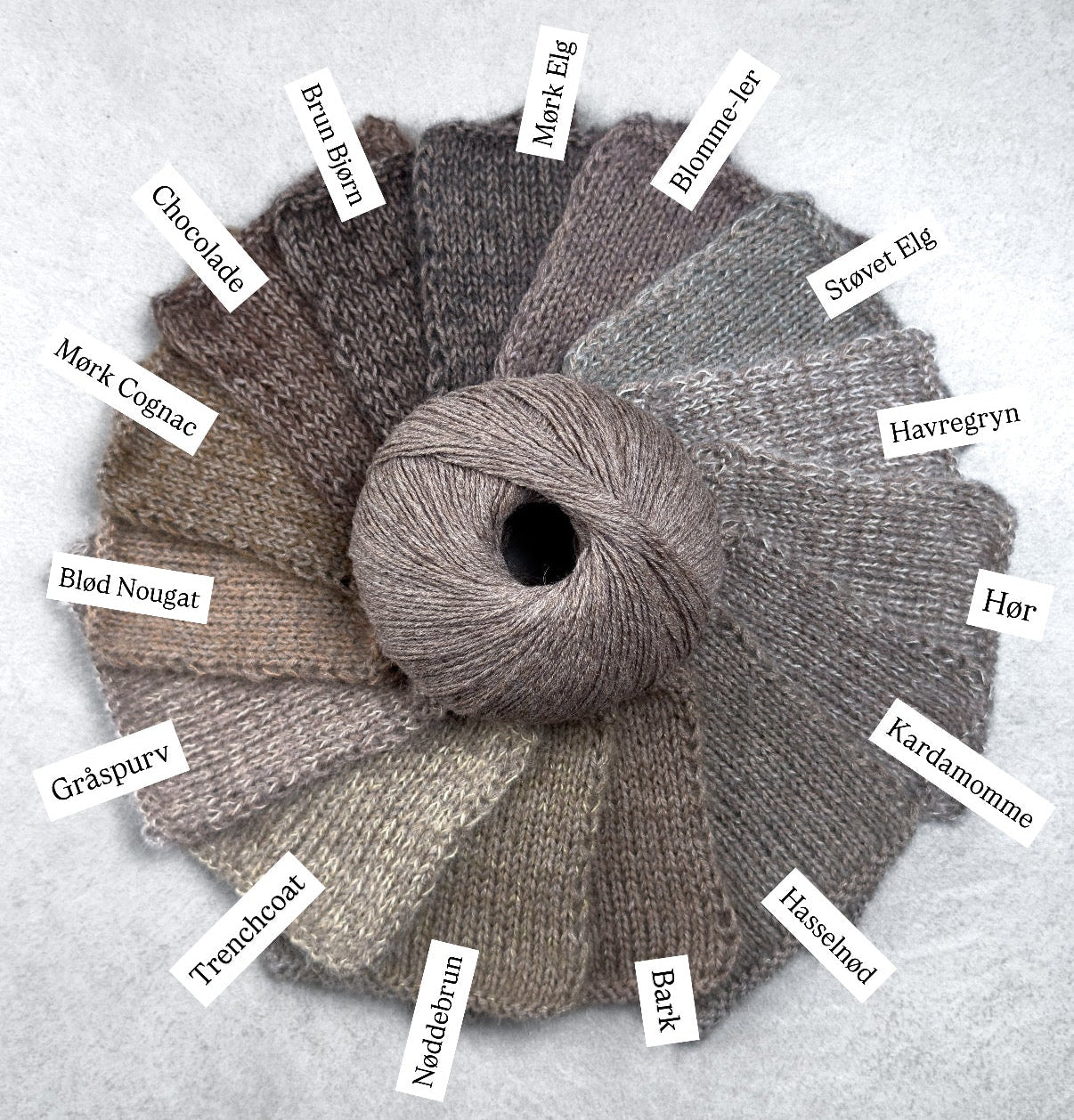 Knitting for Olive Merino - Hasselnød