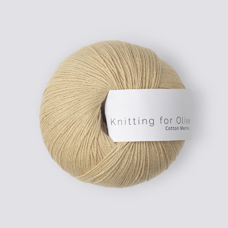 Knitting for Olive Cotton Merino - Støvet Banan