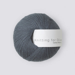 Knitting for Olive Cotton Merino - Støvet Blåhval