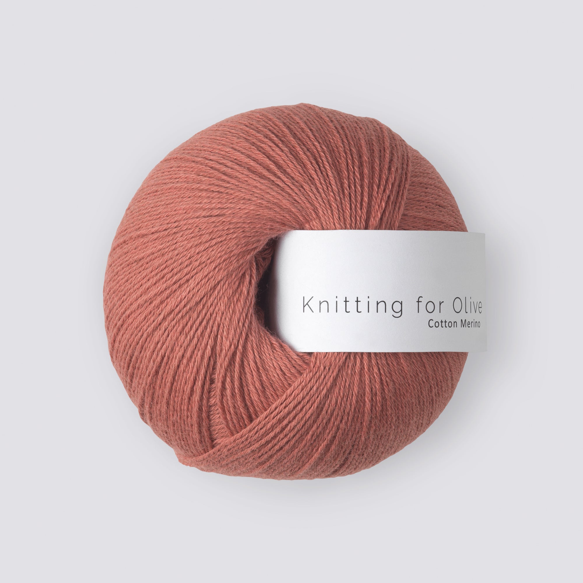 Knitting for Olive Cotton Merino - Terracotta Rosa