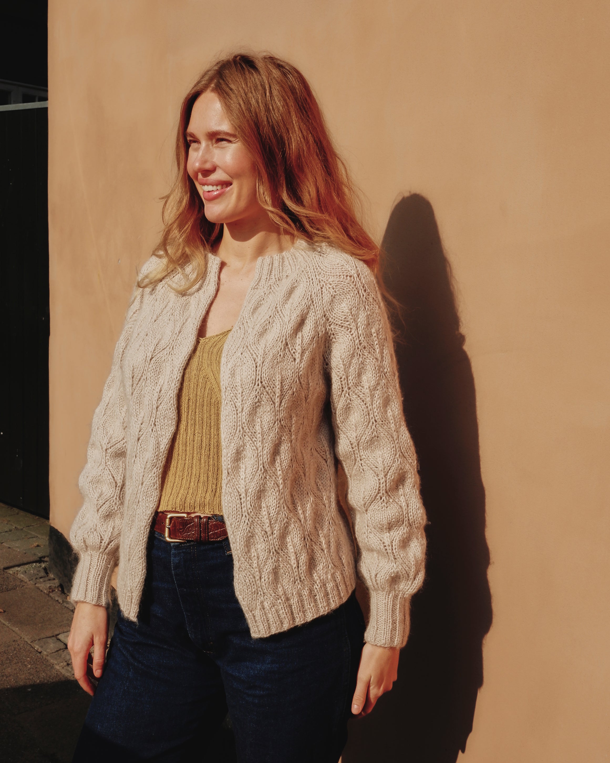 Olive Cardigan - Voksen - Dansk