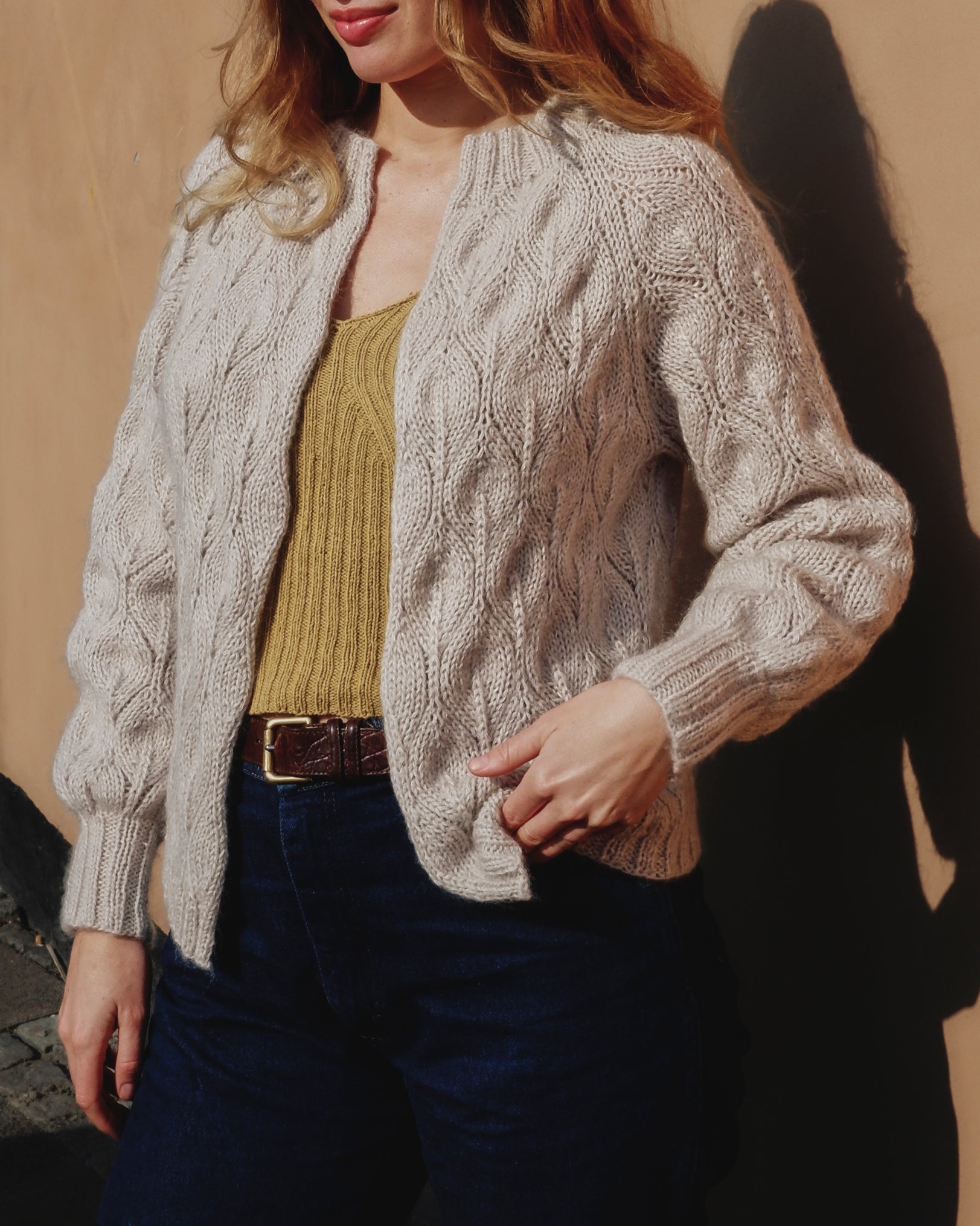 Olive Cardigan - Voksen - Dansk