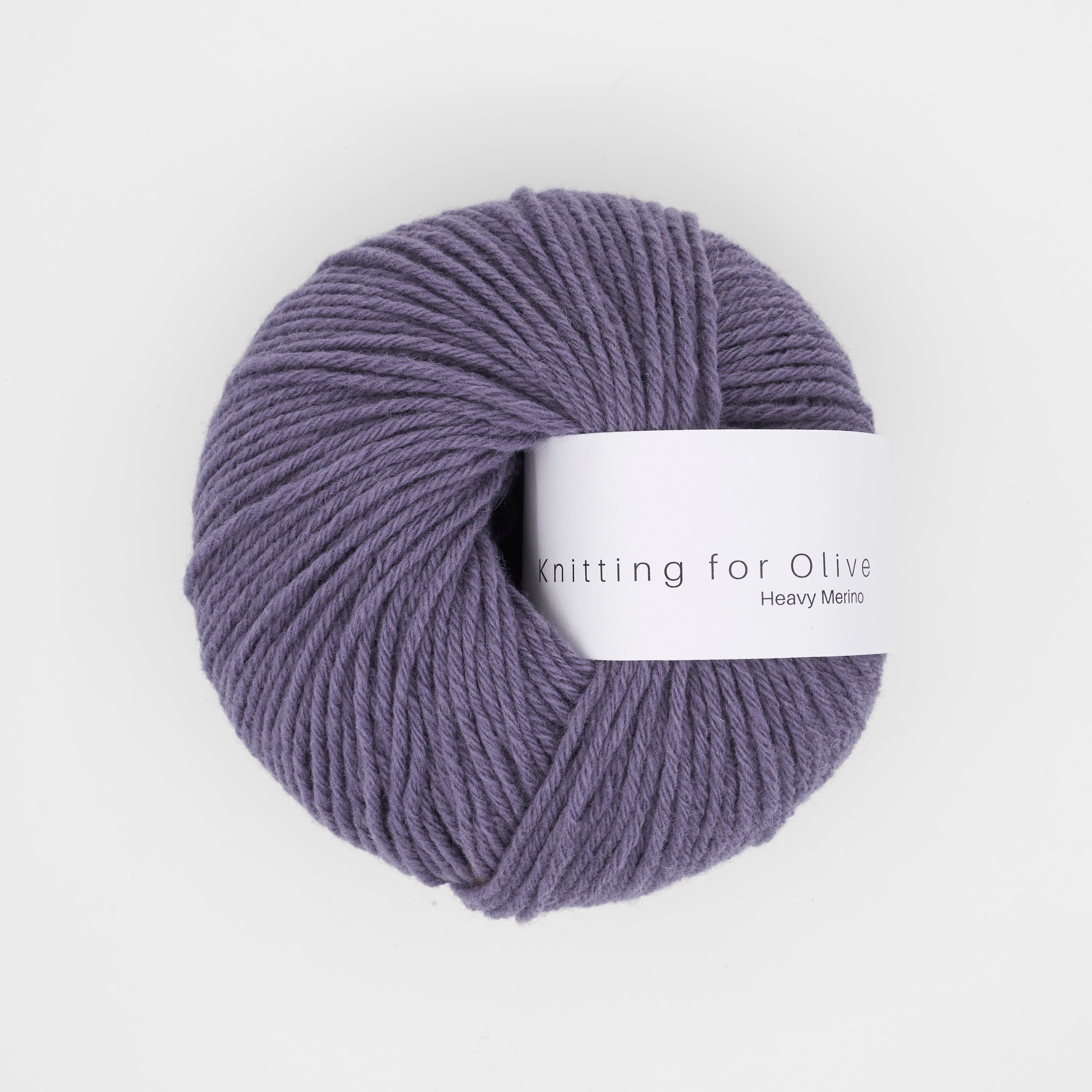 Knitting for Olive HEAVY Merino - Støvet viol