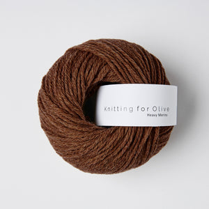 Knitting for Olive HEAVY Merino - Mørk Cognac