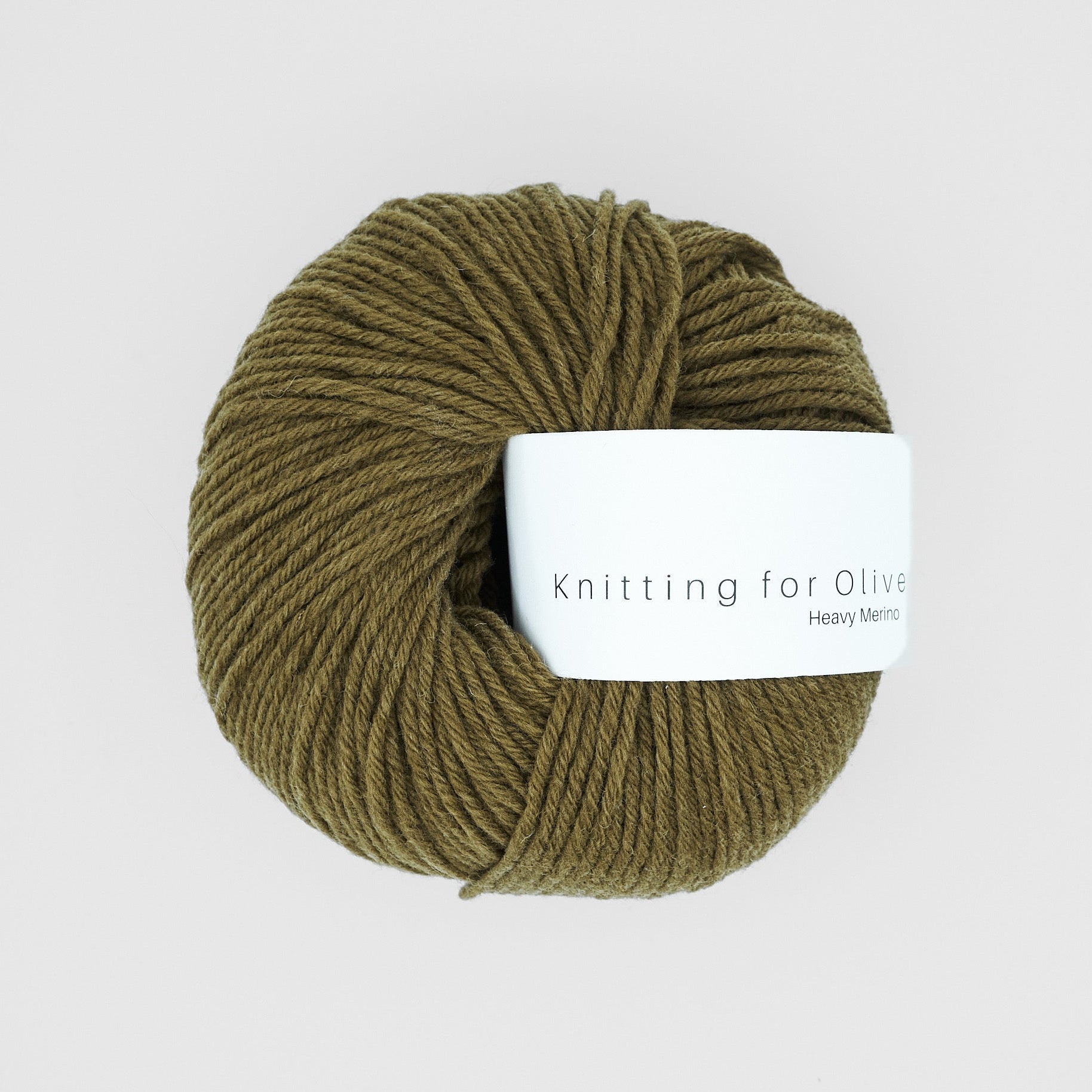 Knitting for Olive HEAVY Merino - Okkergrøn