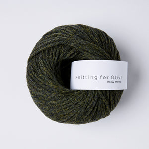 Knitting for Olive HEAVY Merino - Skifergrøn