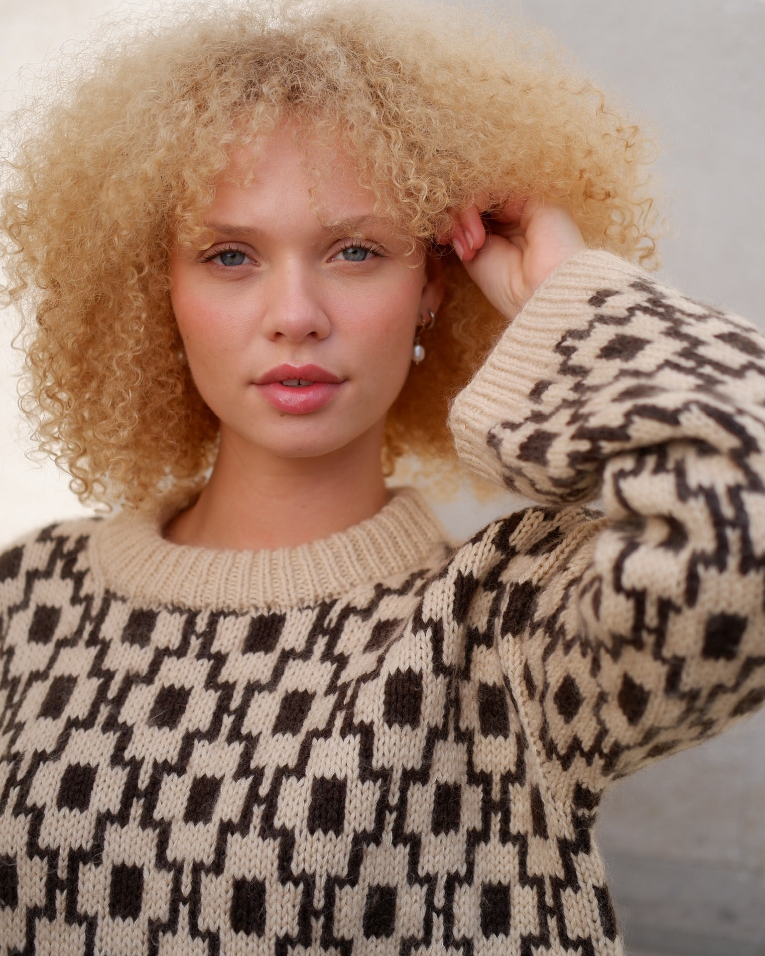 Mosaik Sweater - Dansk