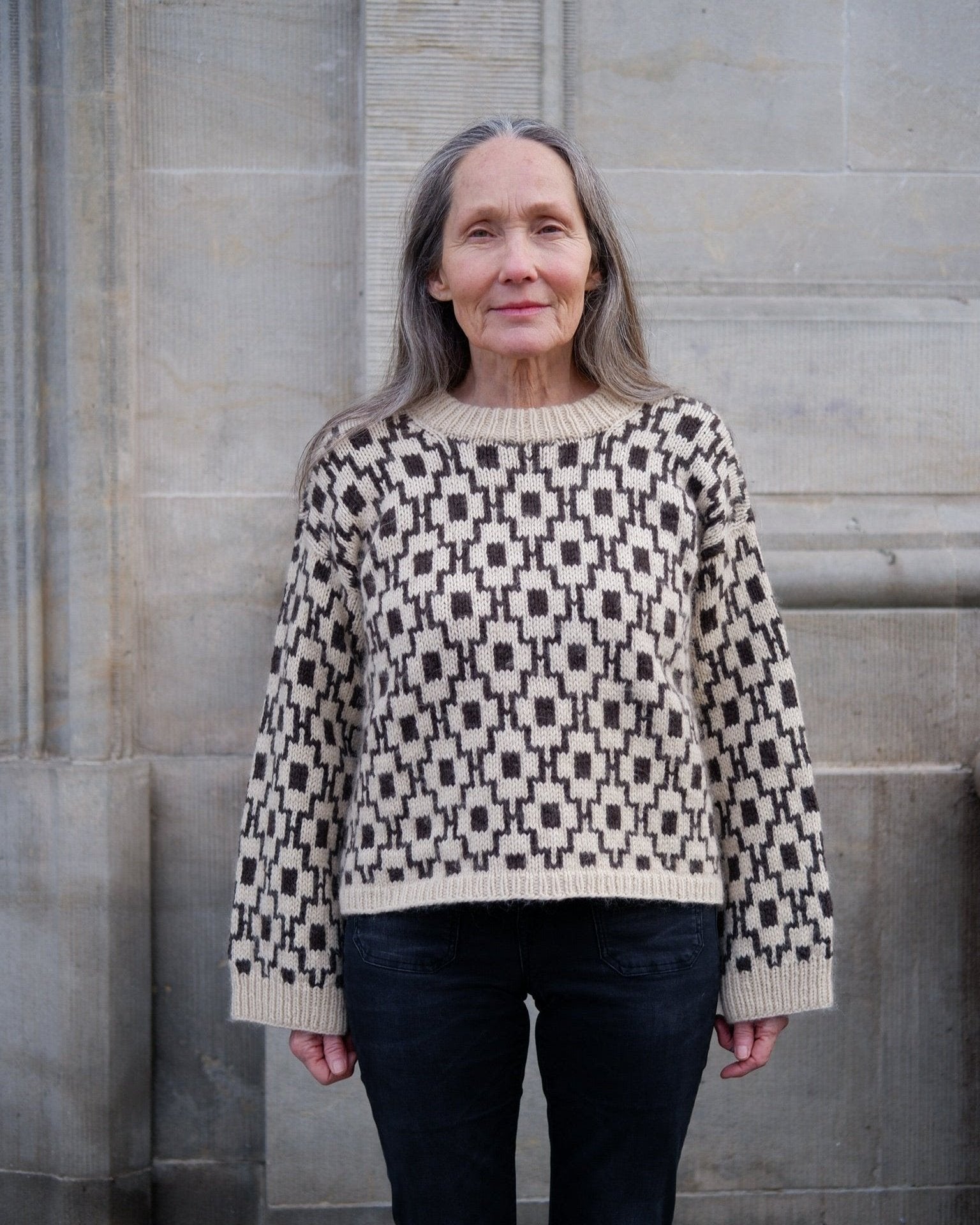 Mosaik Sweater - Dansk