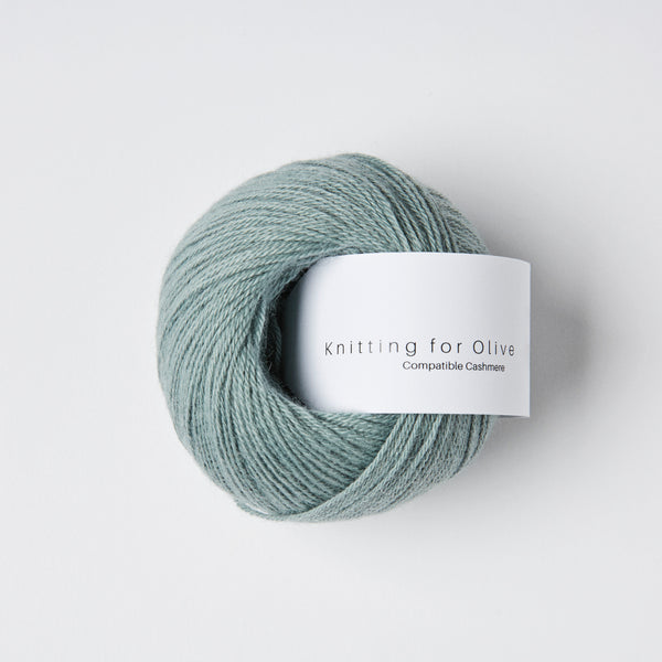 Knitting for Olive Compatible Cashmere - Støvet Aqua