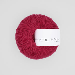 Knitting for Olive Merino - Hindbærrød