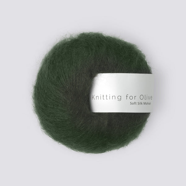 Knitting for Olive Soft Silk Mohair - Skifergrøn