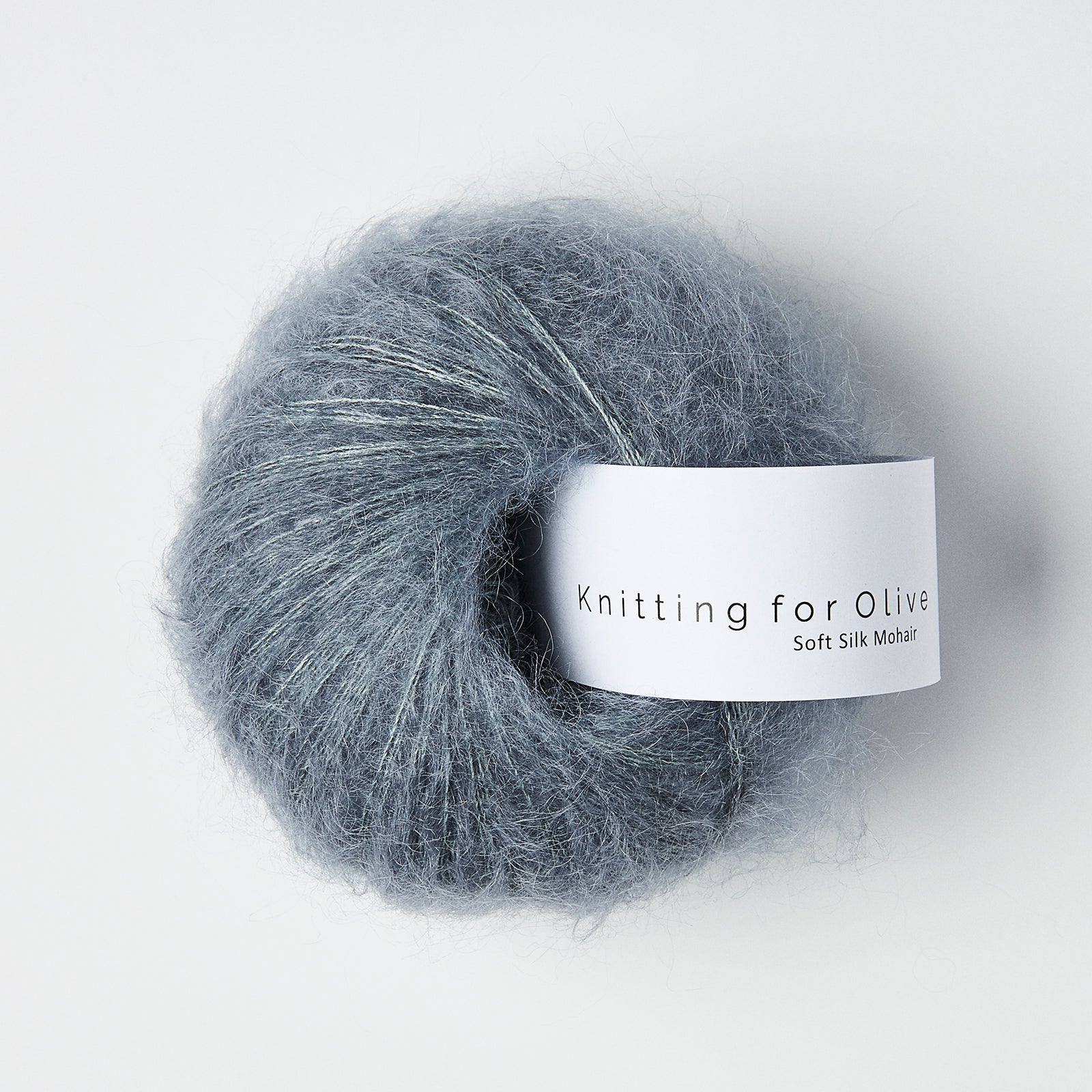 Knitting for Olive Soft Silk Mohair - Støvet Petroleumsblå
