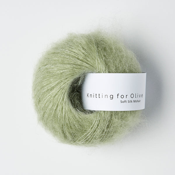 Knitting for Olive Soft Silk Mohair - Støvet Artiskok