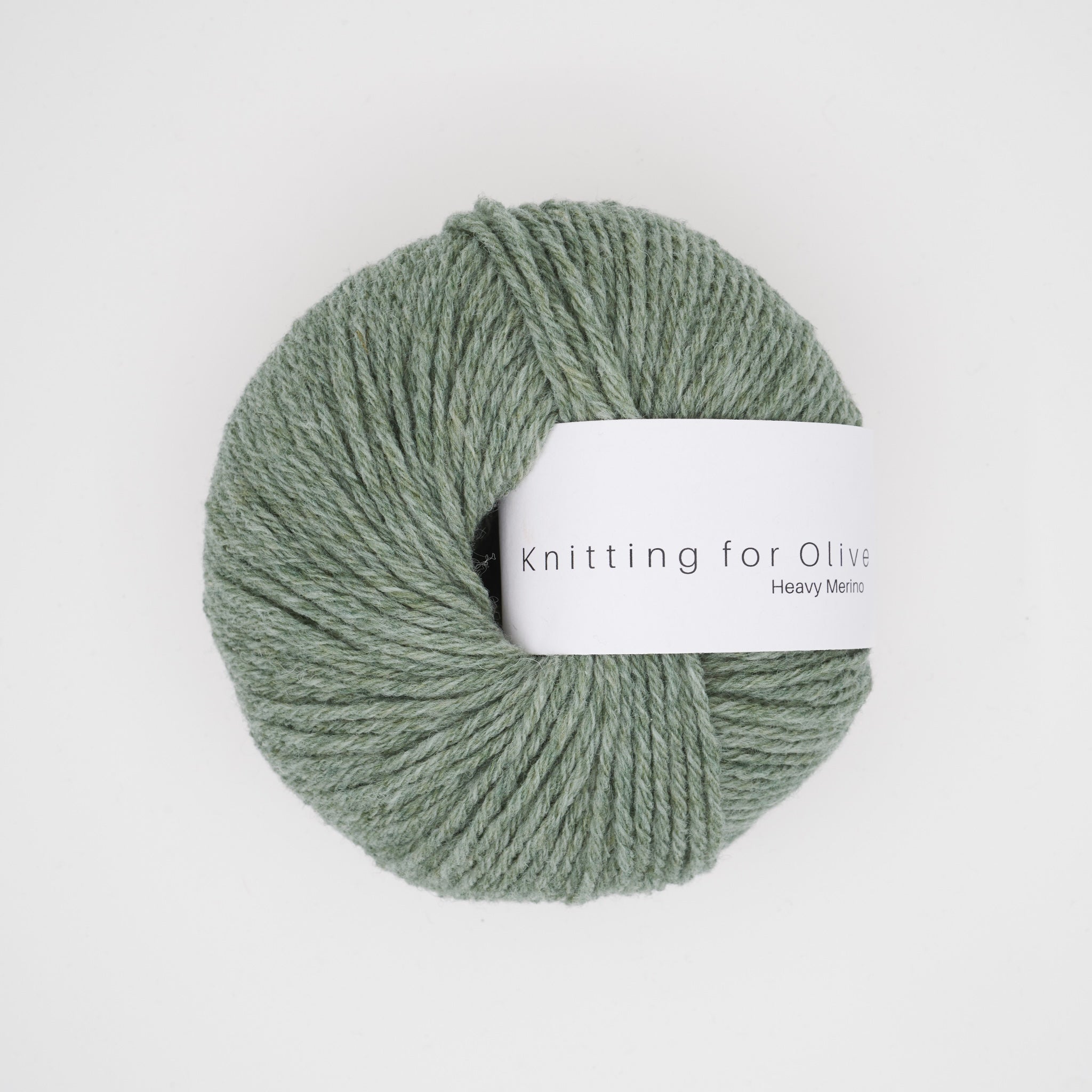Soft Silk Mohair som harmonerer med Heavy Merino - Eukalyptus