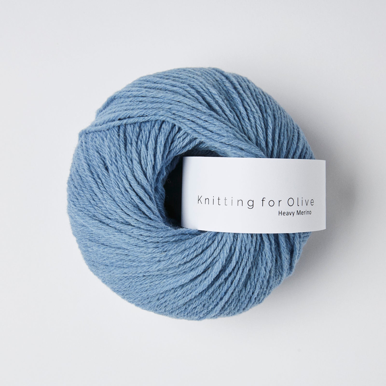 Soft Silk Mohair som harmonerer med Heavy Merino - Dueblå