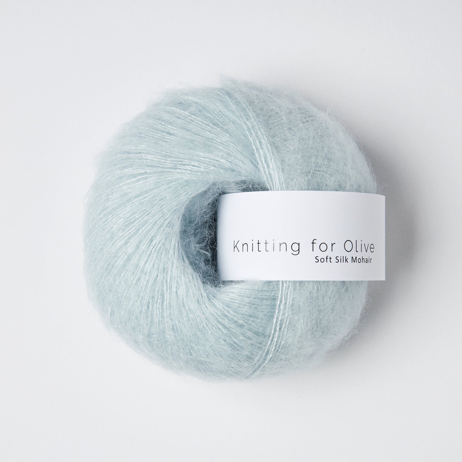 Heavy Merino som harmonerer med Soft Silk Mohair - Isblå