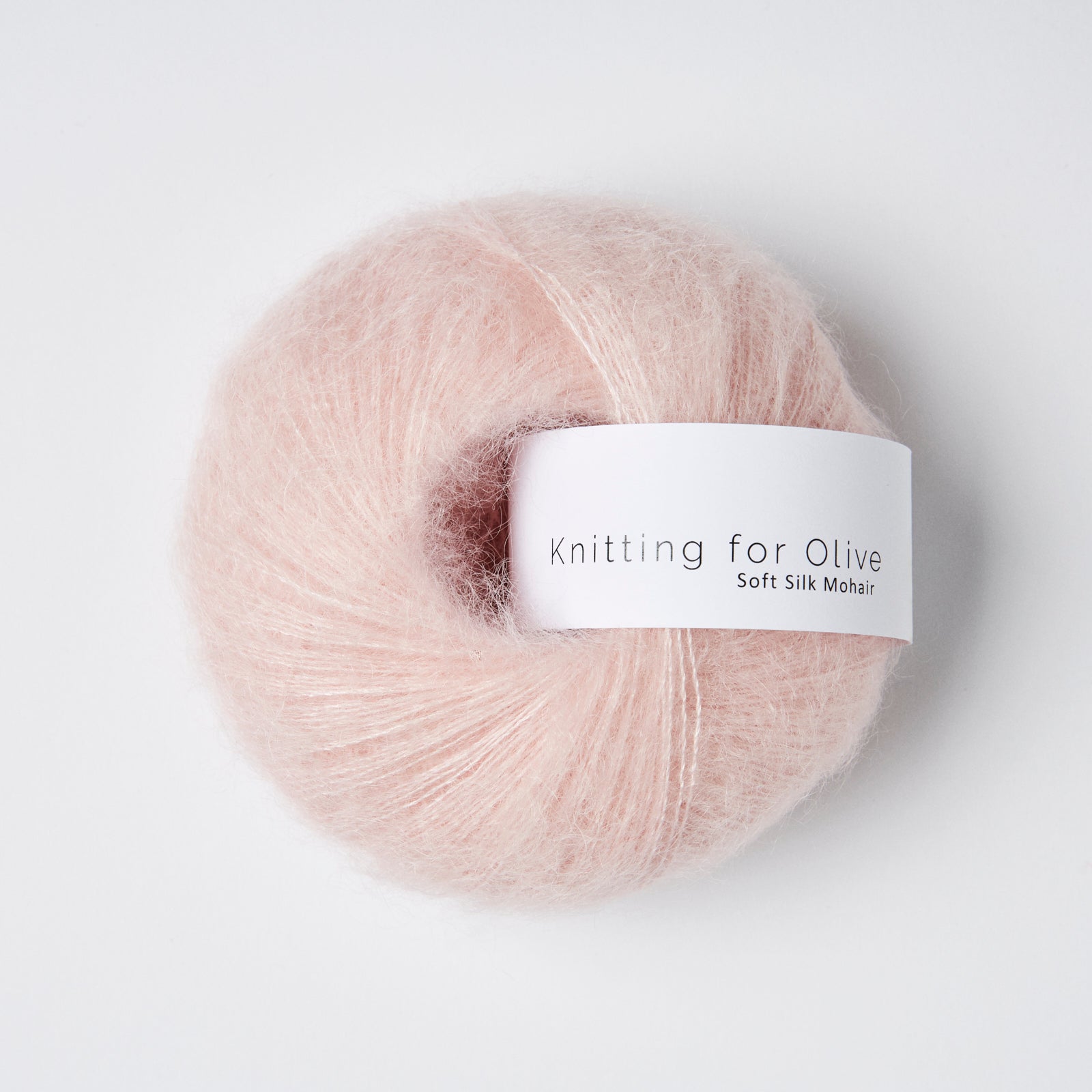 Merino som harmonerer med Soft Silk Mohair - Kirsebærblomst