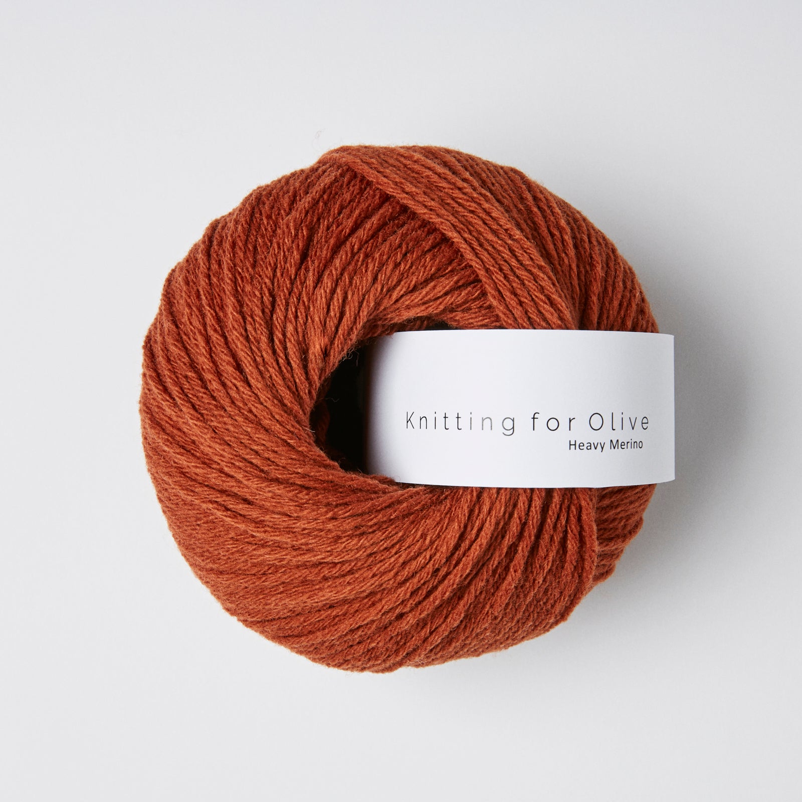 Compatible Cashmere som harmonerer med Heavy Merino - Rust