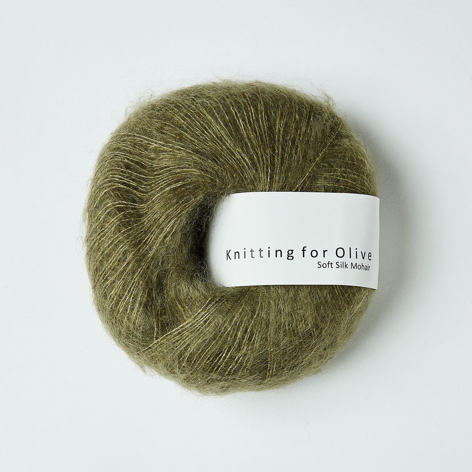 Merino som passer til Soft Silk Mohair - Oliven