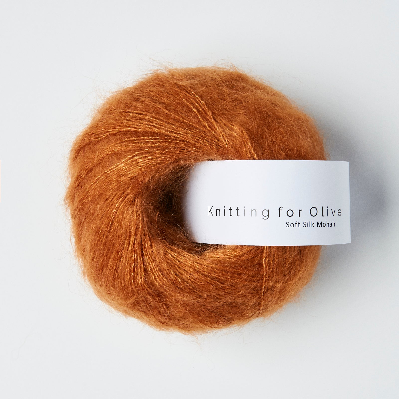 Heavy Merino som harmonerer med Soft Silk Mohair - Kobber