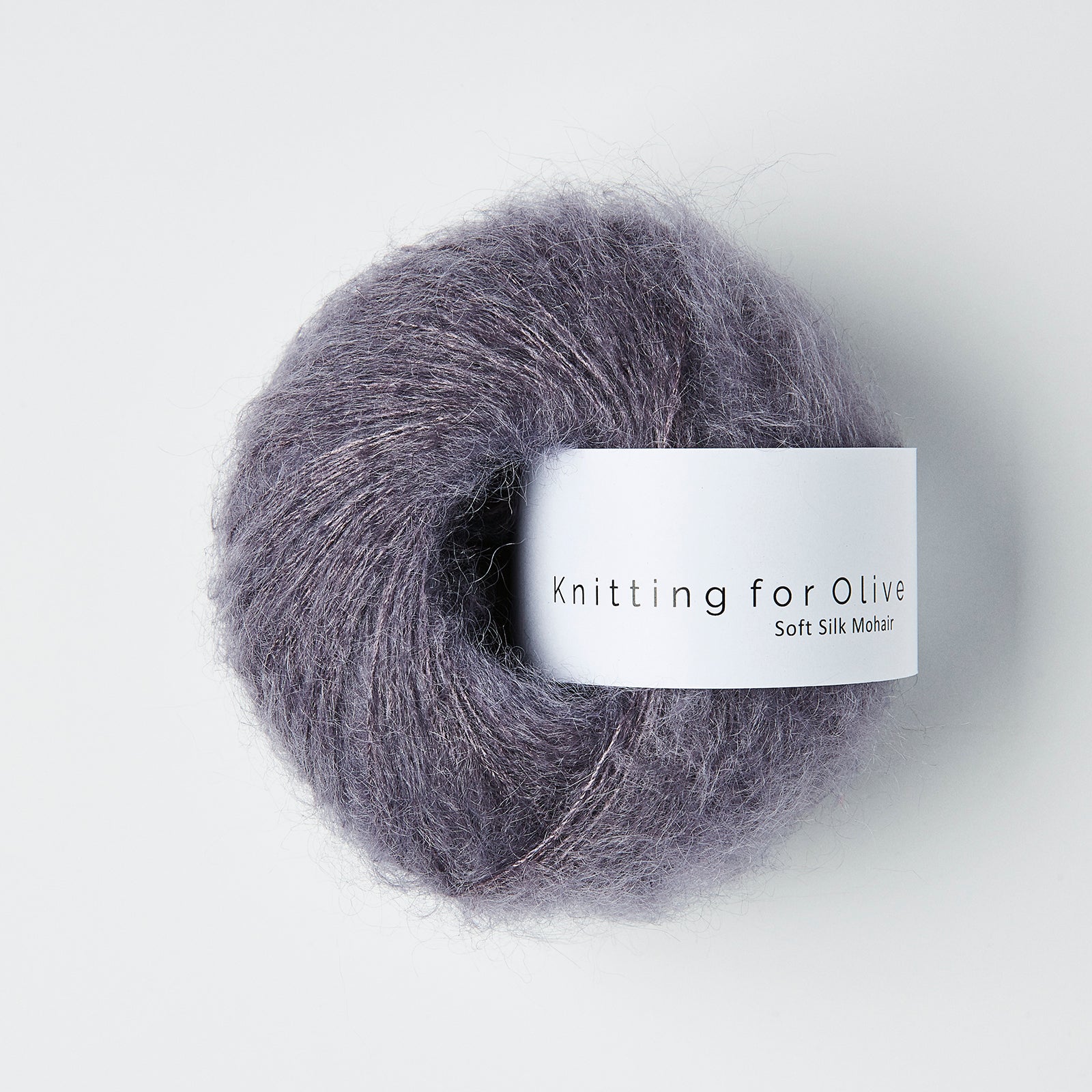 Heavy Merino som harmonerer med Soft Silk Mohair - Støvet Viol