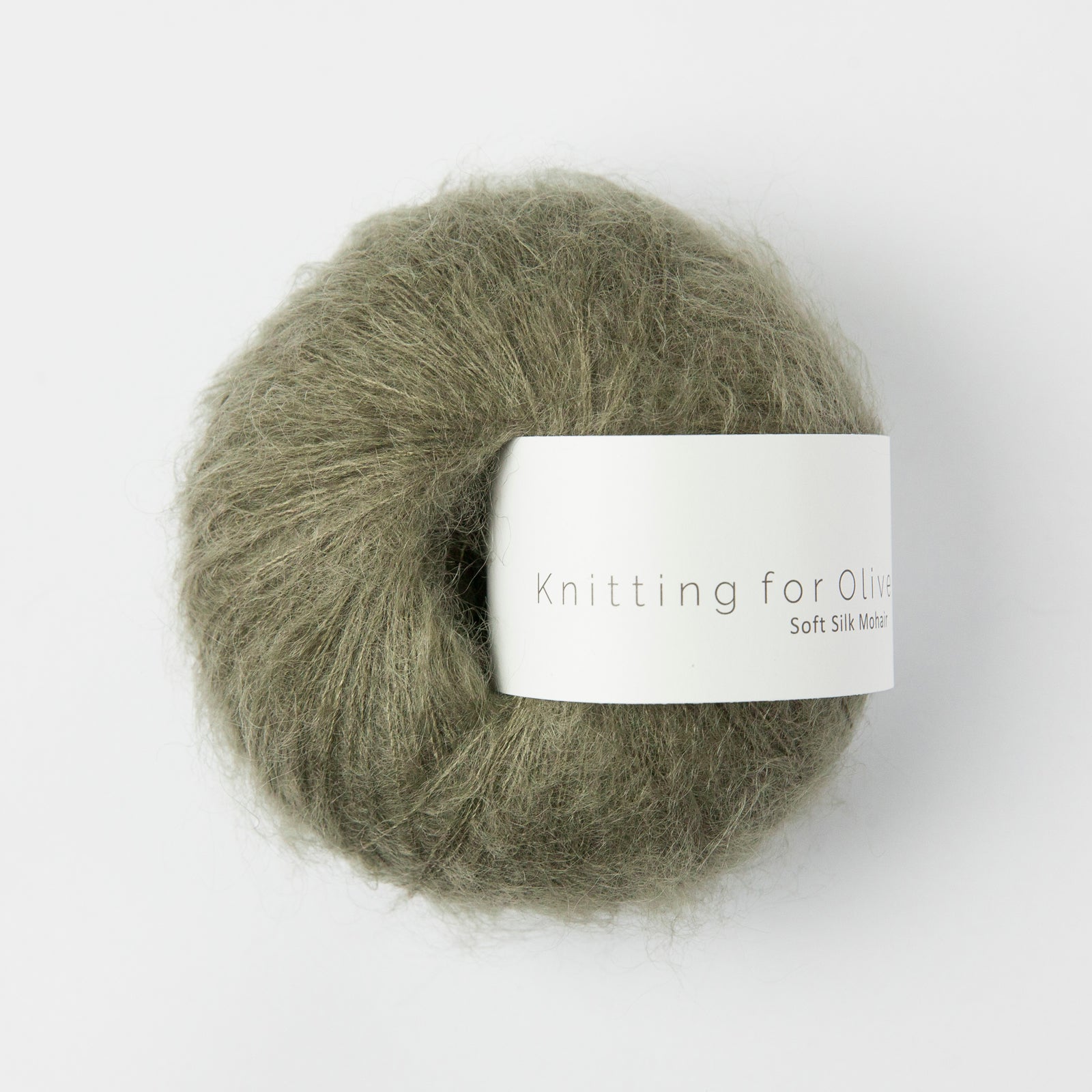 Heavy Merino som harmonerer med Soft Silk Mohair - Støvet Oliven
