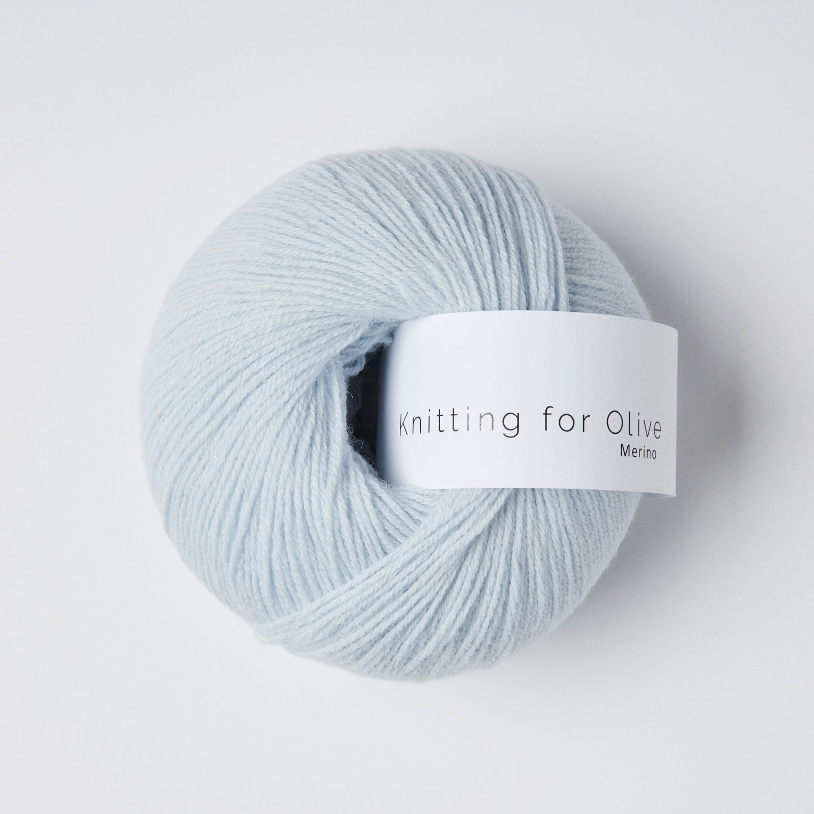 Soft Silk Mohair som harmonerer med Merino - Isblå