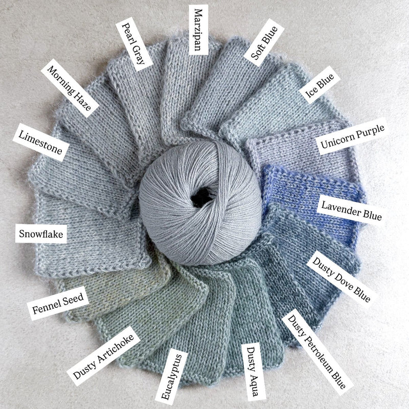Knitting for Olive Merino - Pudderblå