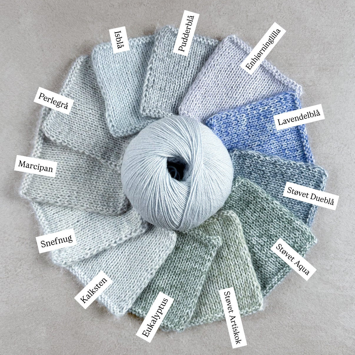 Knitting for Olive Merino - Isblå