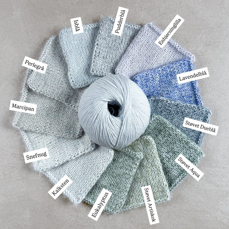 Knitting for Olive Merino - Isblå