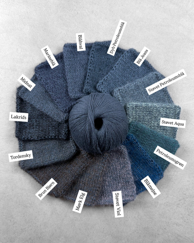Knitting for Olive Merino - Dyb Petroleumsblå