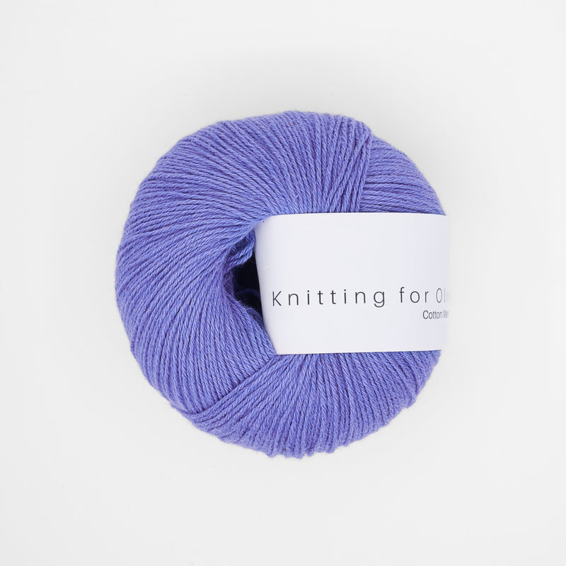 Knitting for Olive Cotton Merino - Lavendelblå