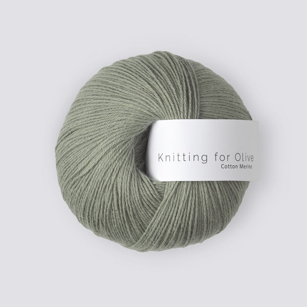 Knitting for Olive Cotton Merino - Støvet Artiskok