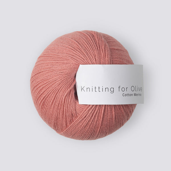 Knitting for Olive Cotton Merino - Rabarber Rosa